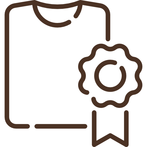 Icon of a soft ringspun cotton t-shirt representing premium vintage-quality tees from Sip & Shirt.