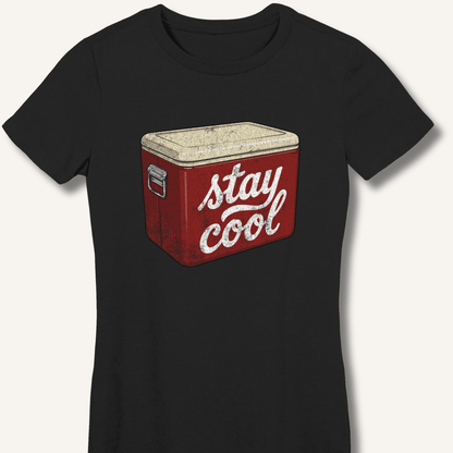 Stay Cool Fitted T-Shirt - Sip & Shirt