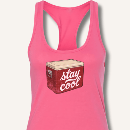 Stay Cool Racerback Tank - Sip & Shirt