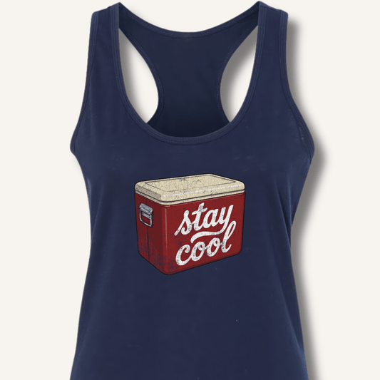 Stay Cool Racerback Tank - Sip & Shirt