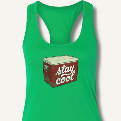 Stay Cool Racerback Tank - Sip & Shirt