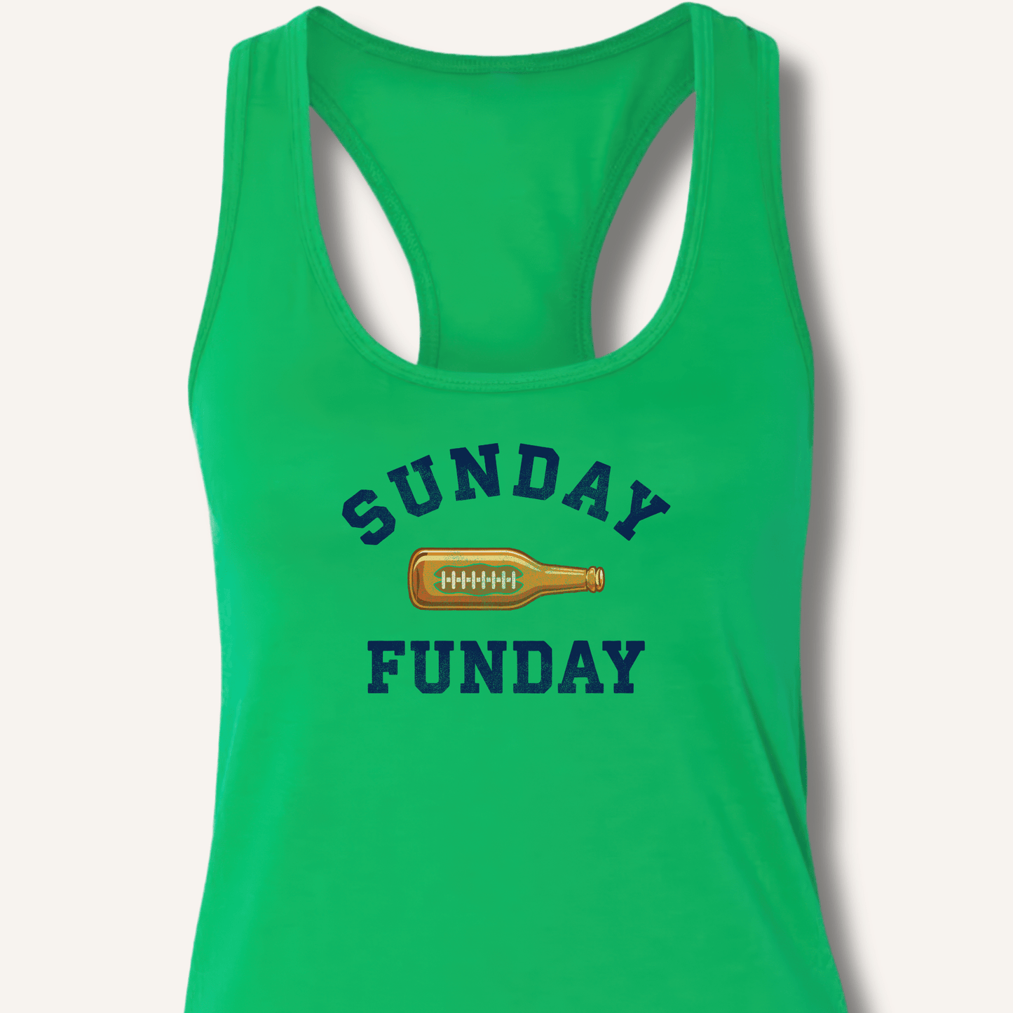 Sunday Funday Racerback Tank - Sip & Shirt