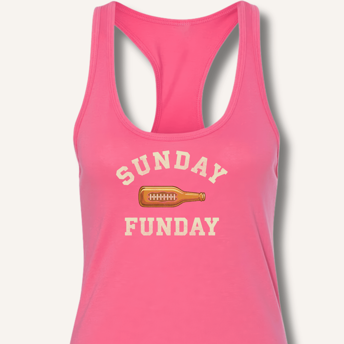 Sunday Funday Racerback Tank - Sip & Shirt