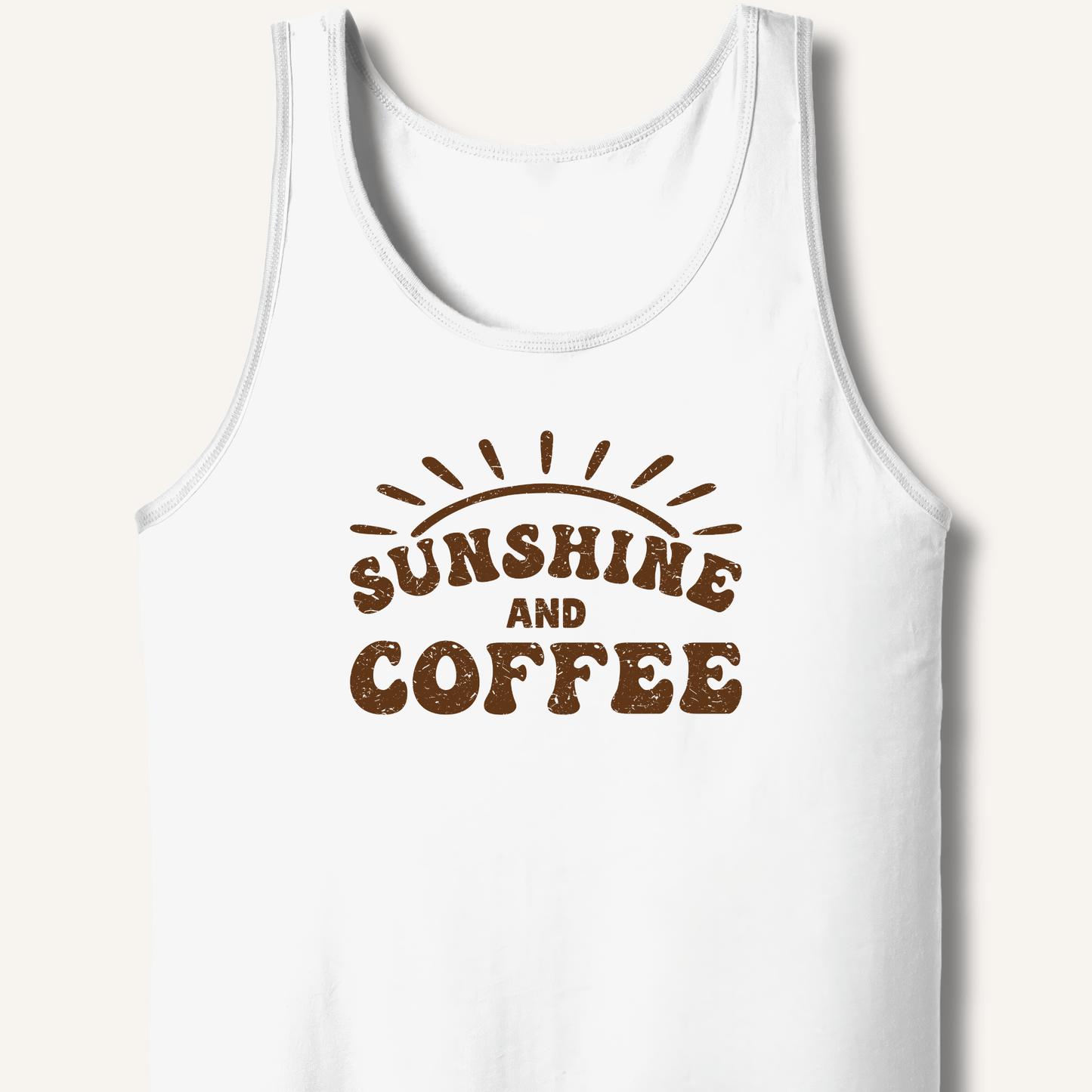 Sunshine and Coffee Tank - Sip & Shirt