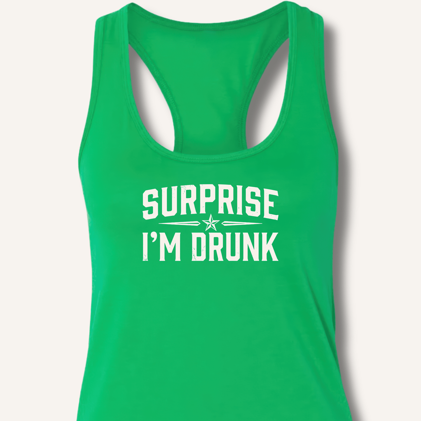 Surprise I'm Drunk Racerback Tank - Sip & Shirt