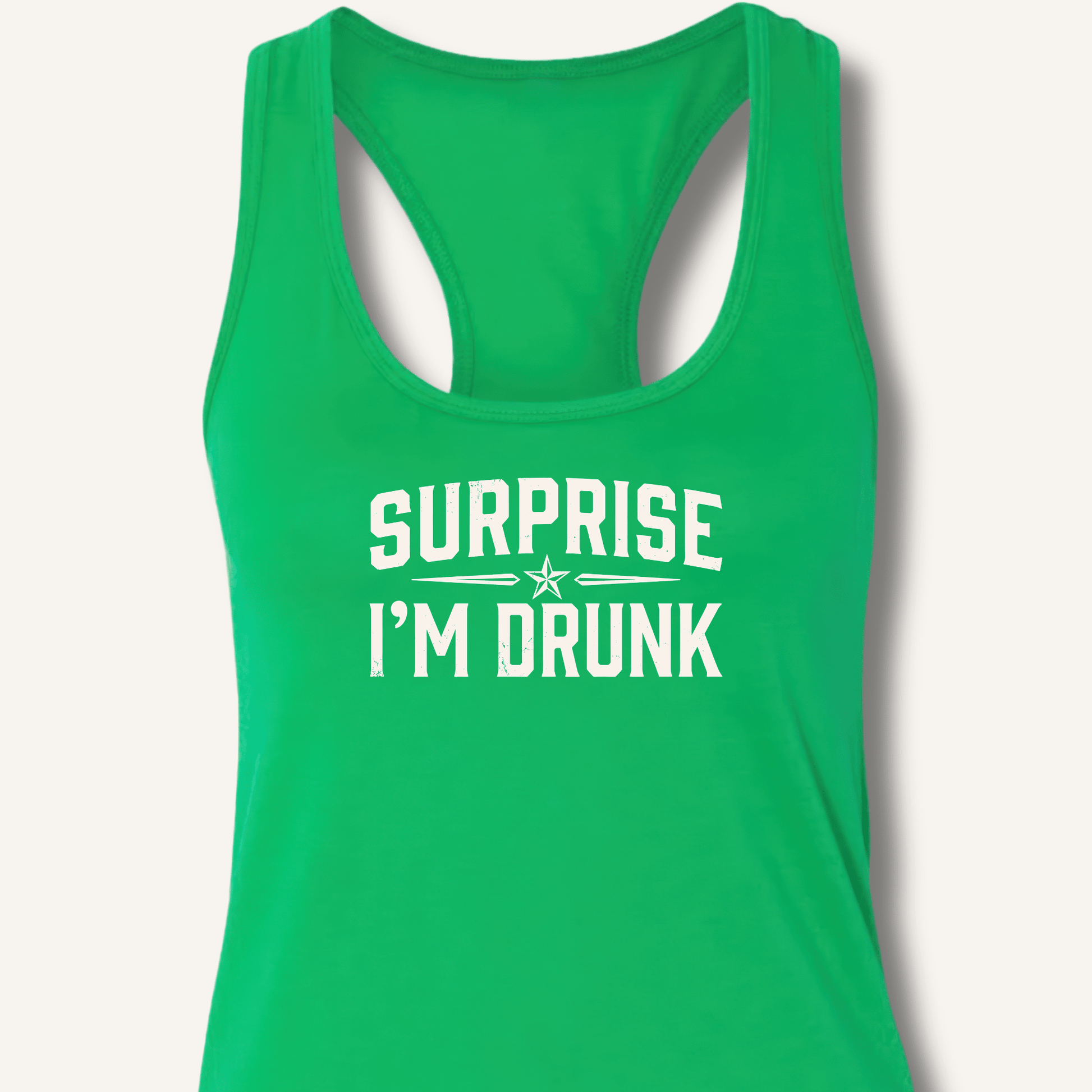Surprise I'm Drunk Racerback Tank - Sip & Shirt