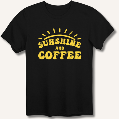 T-Shirt Black / XS Sunshine and Coffee T-Shirt