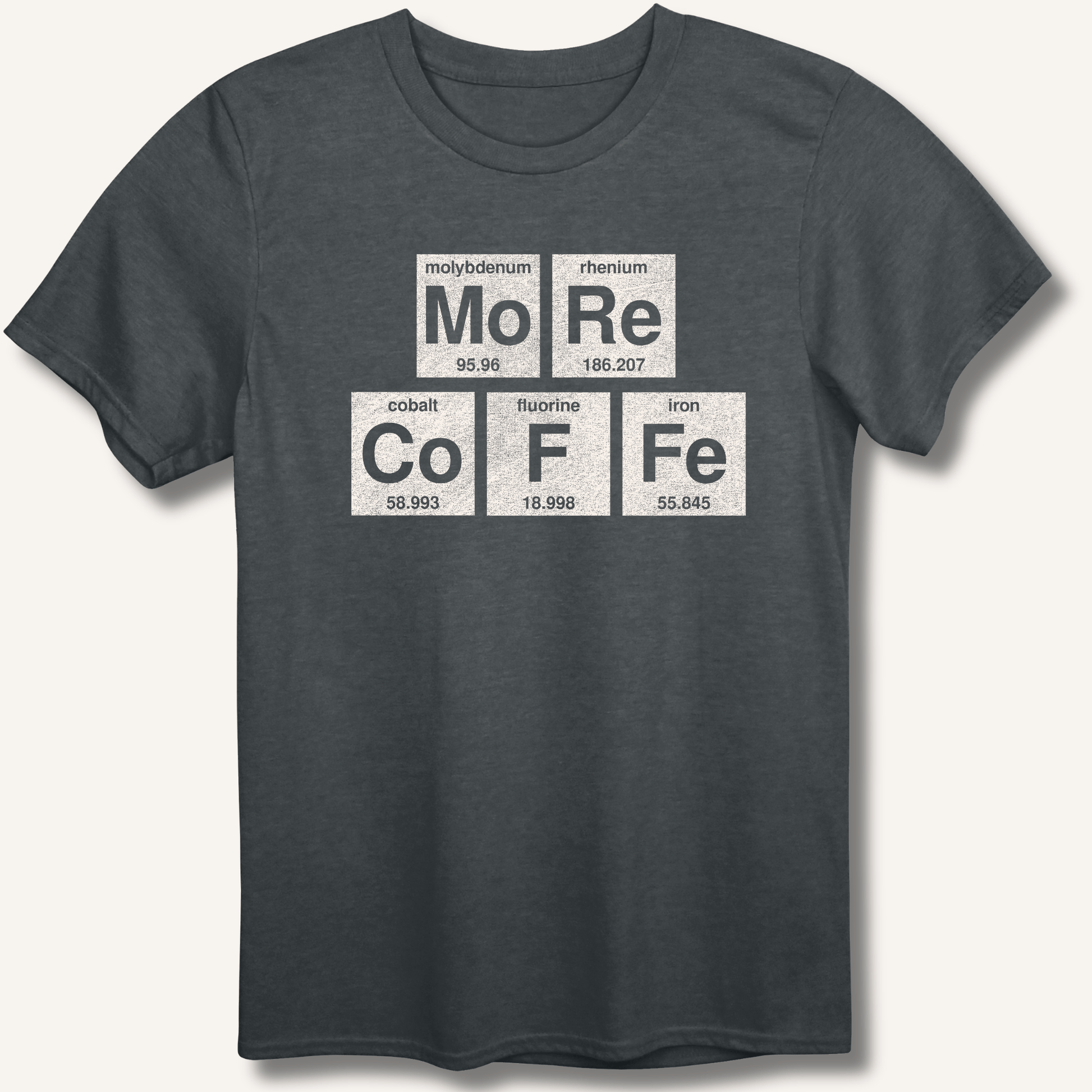 T-Shirt Dark Heather / XS More Coffee Elements T-Shirt