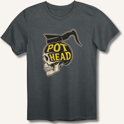 T-Shirt Dark Heather / XS Pot Head Men's T-Shirt