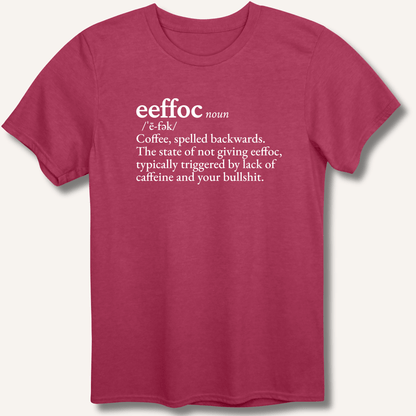 T-Shirt Heather Cardinal / S Eeffoc Definition T-Shirt