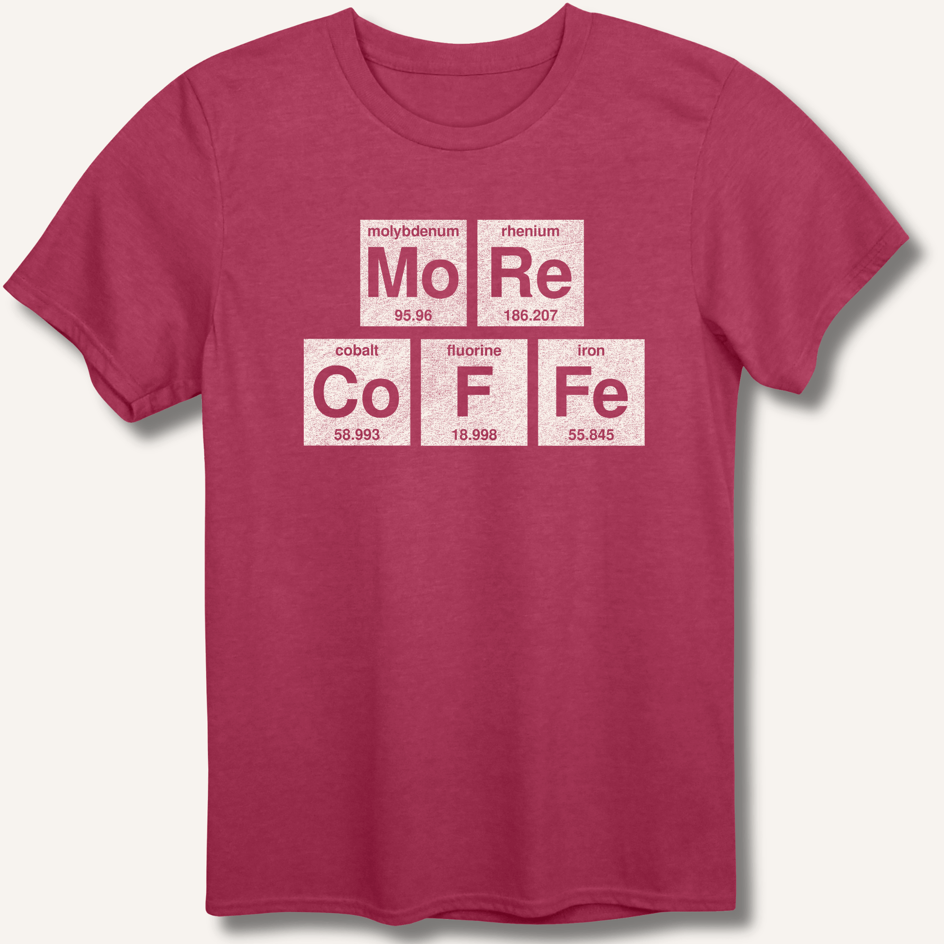 T-Shirt Heather Cardinal / S More Coffee Elements T-Shirt