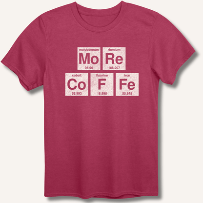 T-Shirt Heather Cardinal / S More Coffee Elements T-Shirt
