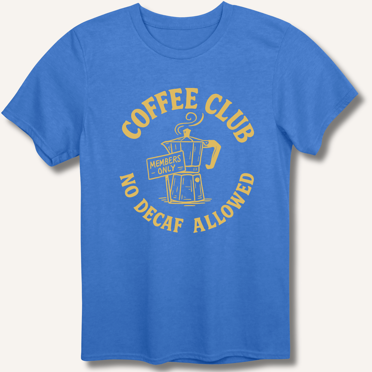 T-Shirt Heather Royal / XS Coffee Club T-Shirt
