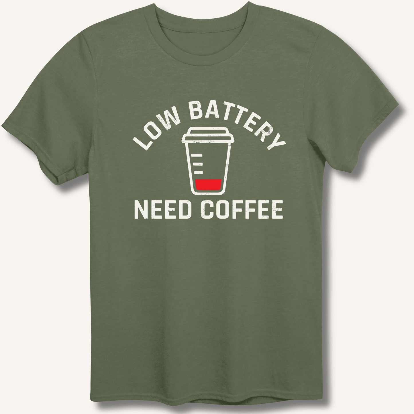 T-Shirt Military Green / S Low Battery T-Shirt