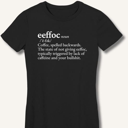 T-Shirt S / Black Eeffoc Definition Fitted T-Shirt