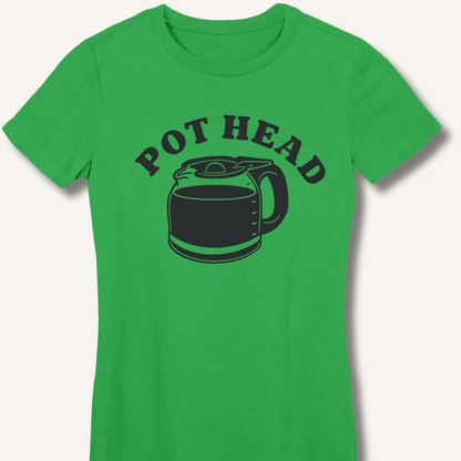 T-Shirt S / Irish Green Pot Head Fitted T-Shirt