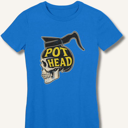 T-Shirt S / Royal Pot Head Fitted T-Shirt
