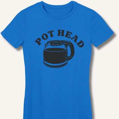 T-Shirt S / Royal Pot Head Fitted T-Shirt