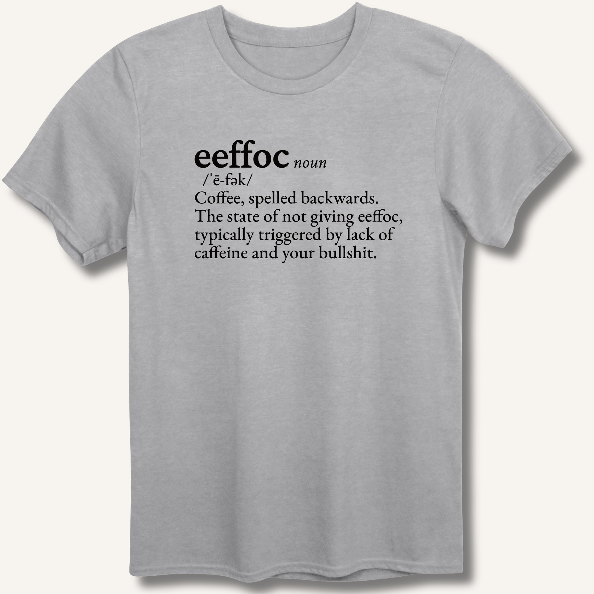 T-Shirt Sport Grey / XS Eeffoc Definition T-Shirt