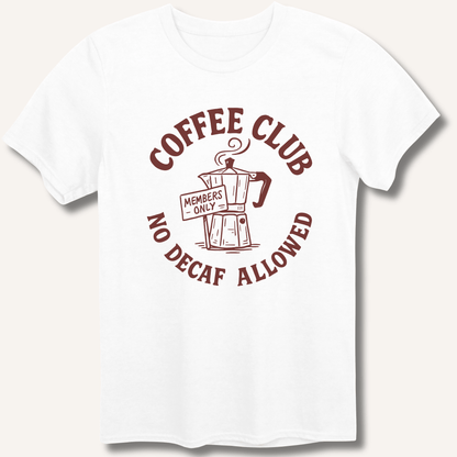 T-Shirt White / XS Coffee Club T-Shirt