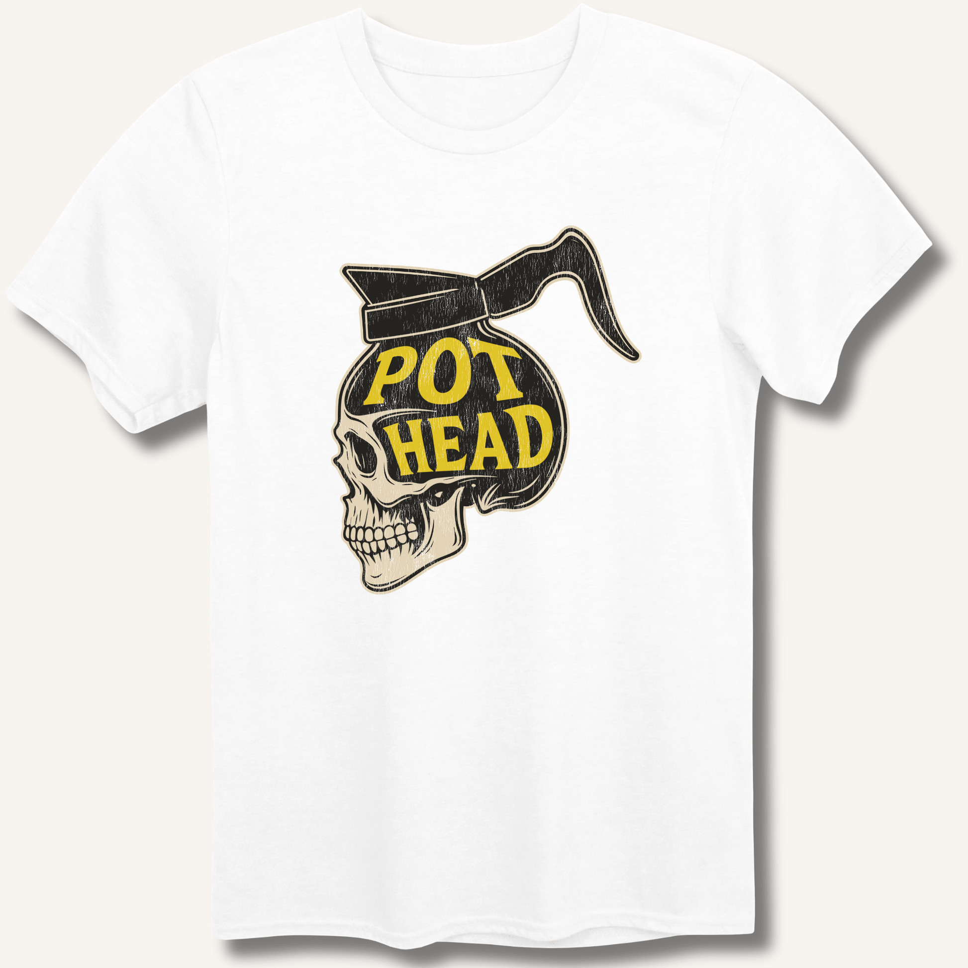 T-Shirt White / XS Pot Head Men's T-Shirt
