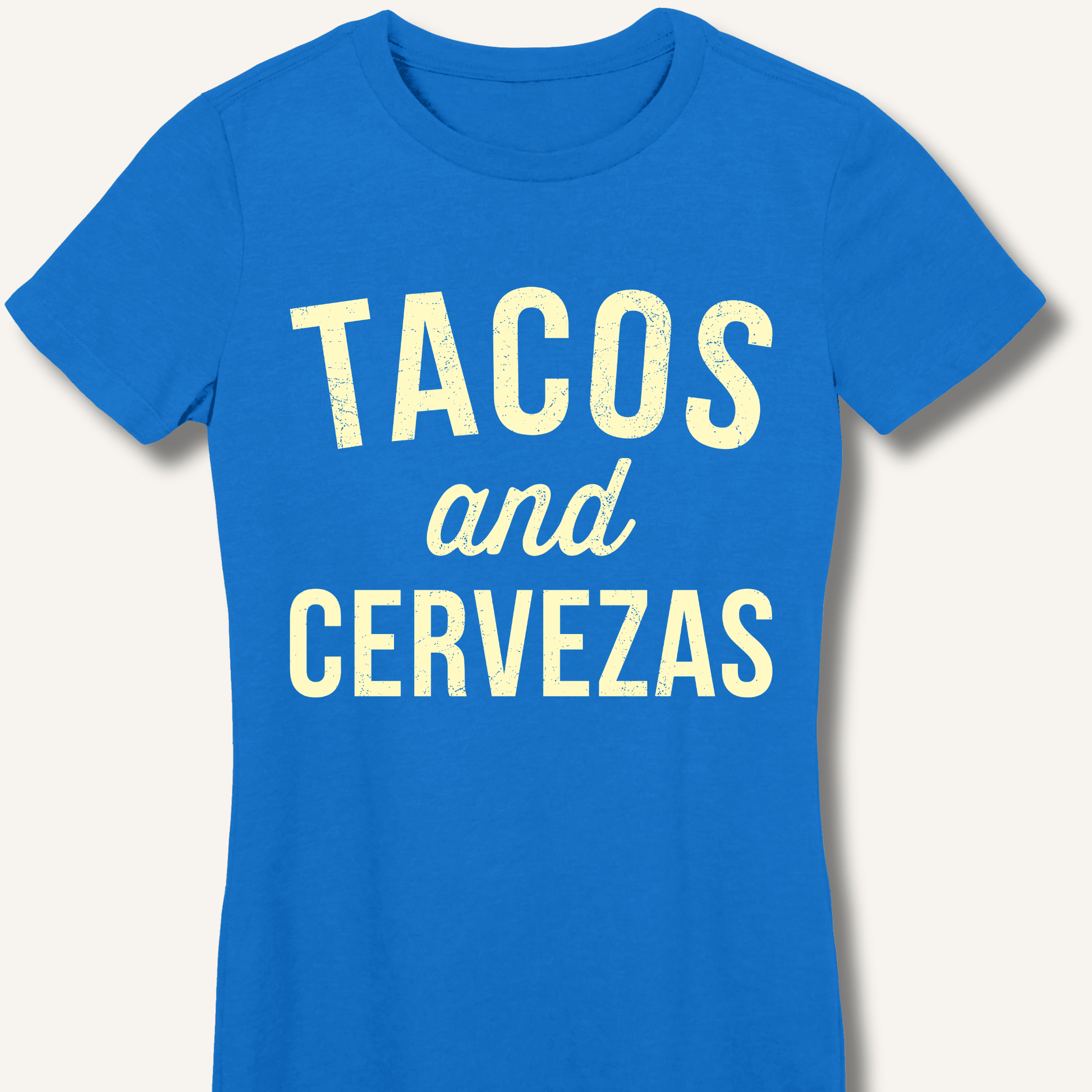 Tacos and Cervezas Fitted T-Shirt - Sip & Shirt
