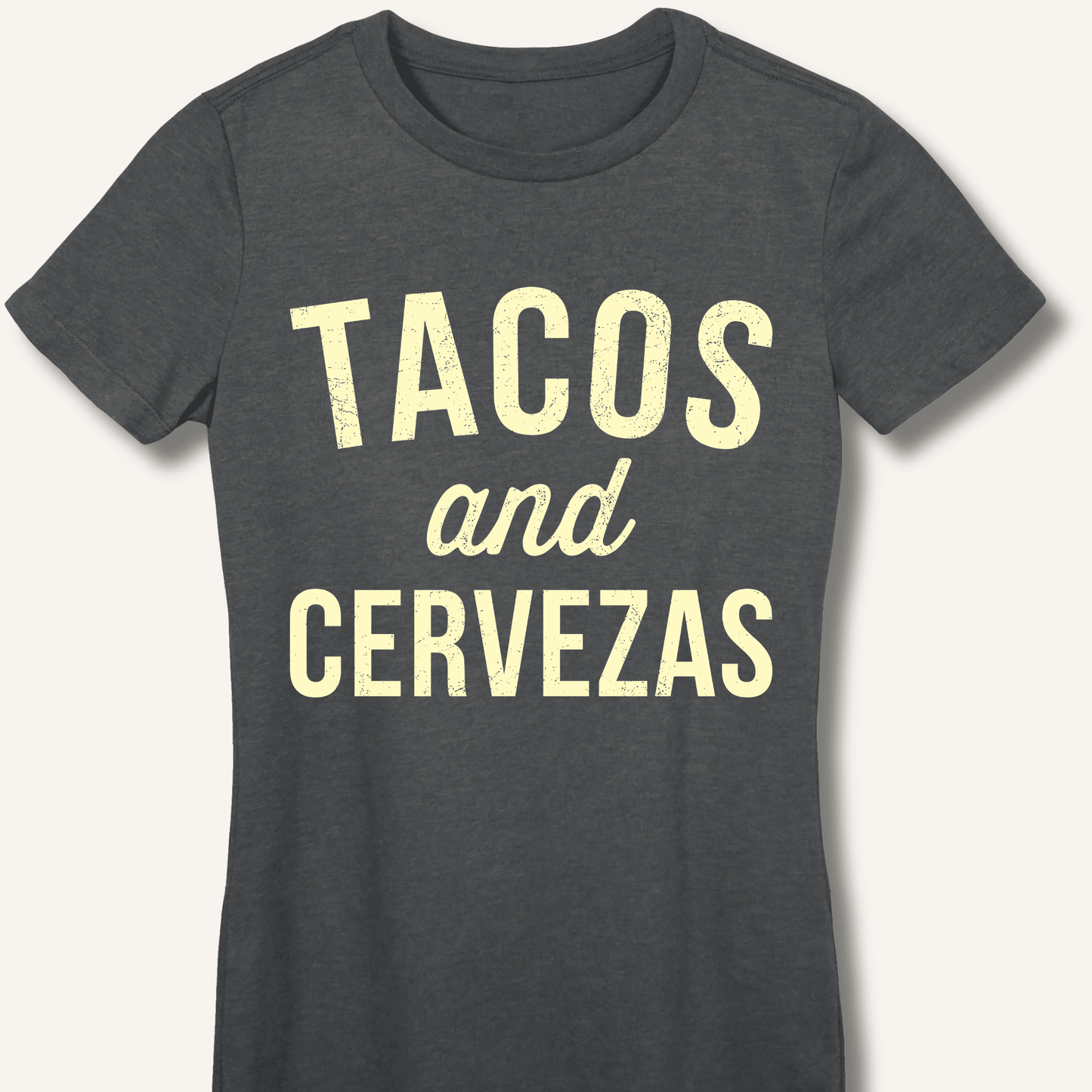 Tacos and Cervezas Fitted T-Shirt - Sip & Shirt