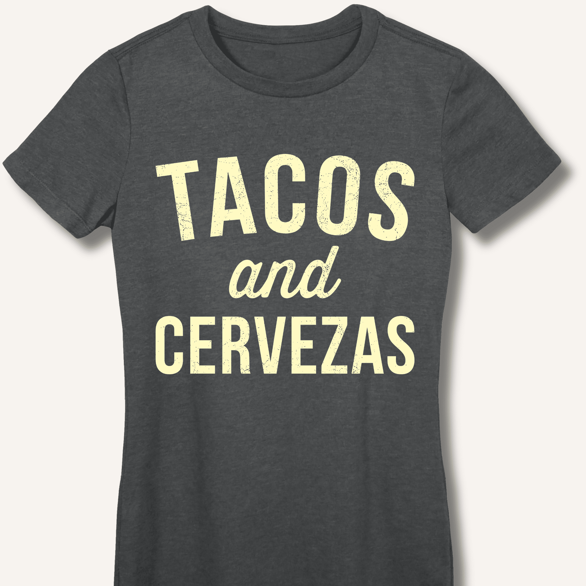 Tacos and Cervezas Fitted T-Shirt - Sip & Shirt
