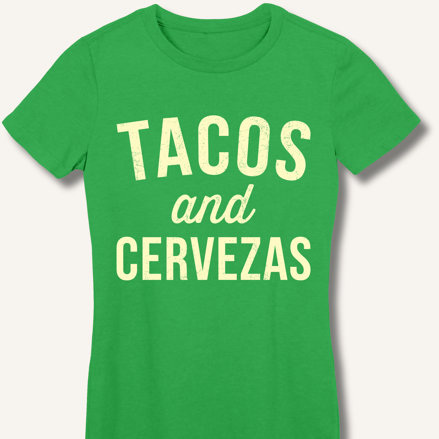 Tacos and Cervezas Fitted T-Shirt - Sip & Shirt