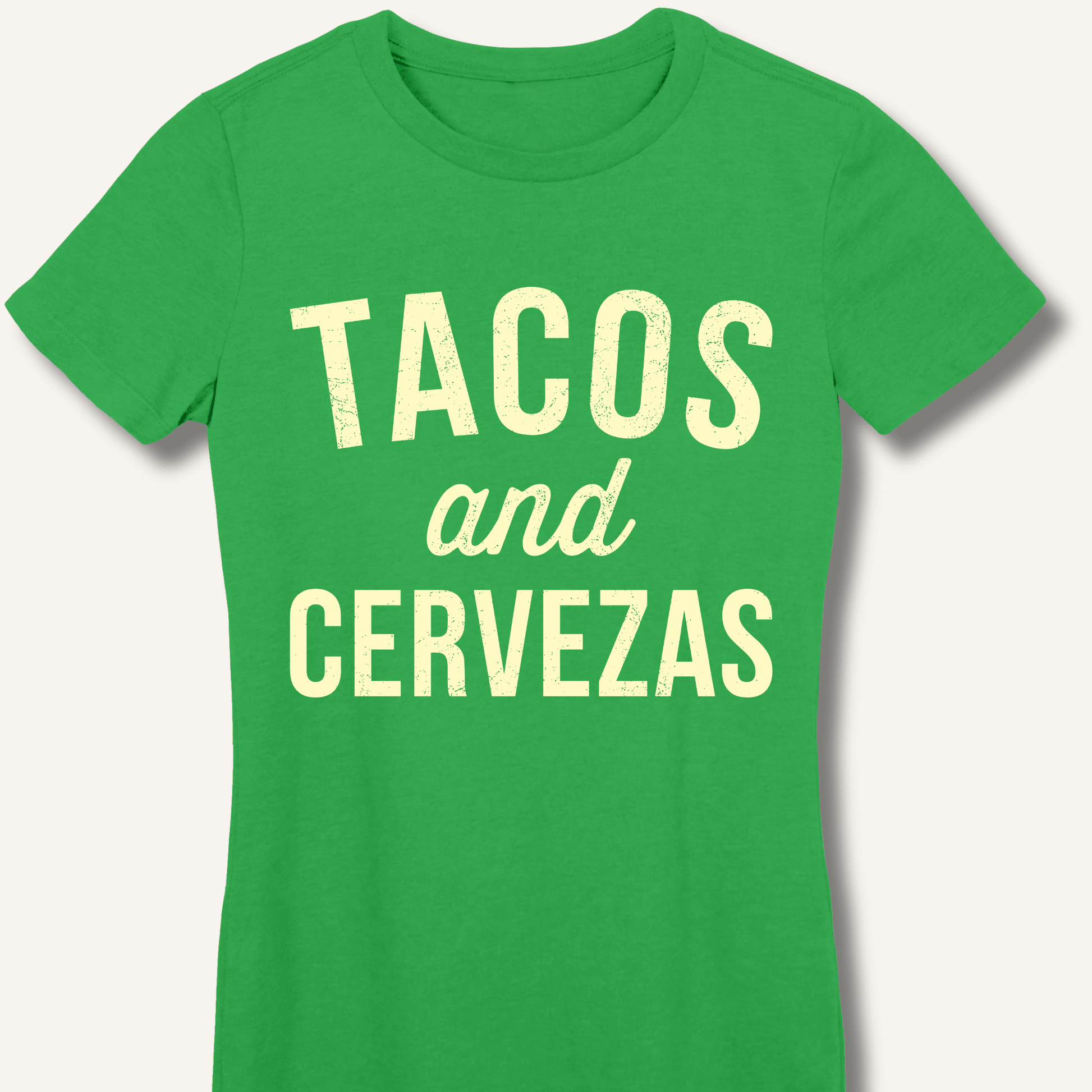 Tacos and Cervezas Fitted T-Shirt - Sip & Shirt