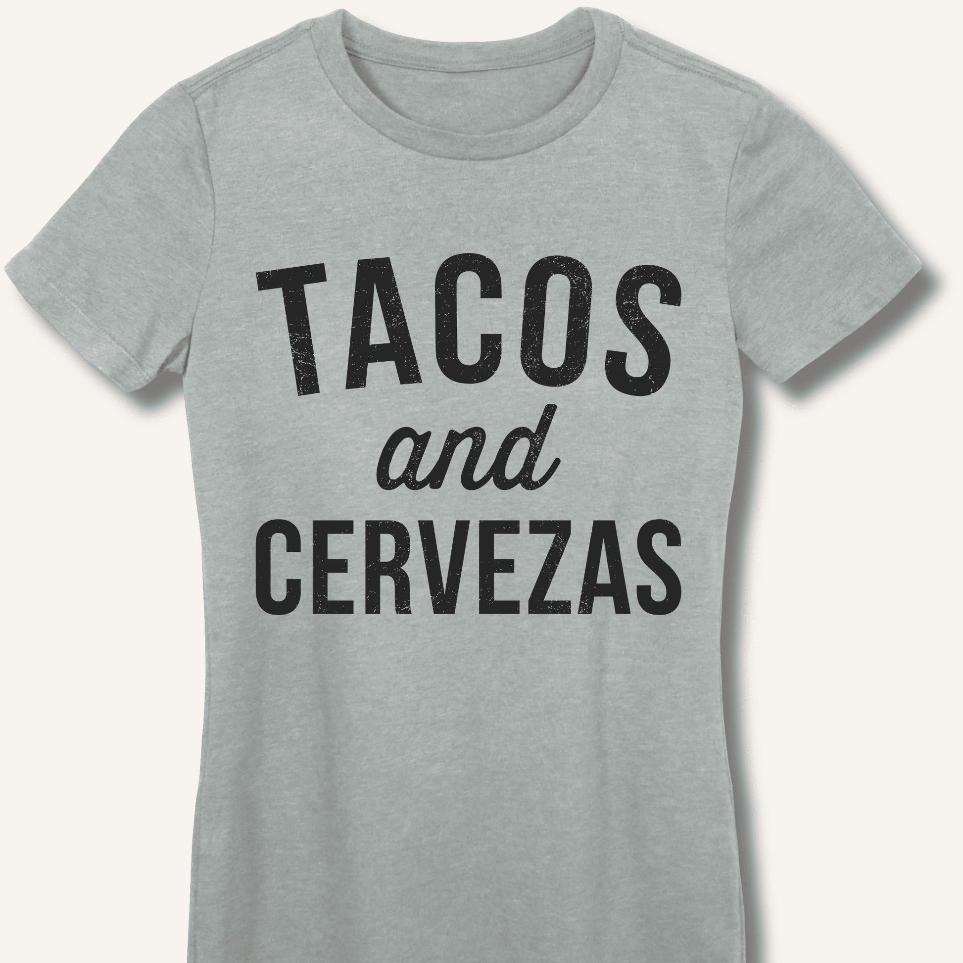 Tacos and Cervezas Fitted T-Shirt - Sip & Shirt