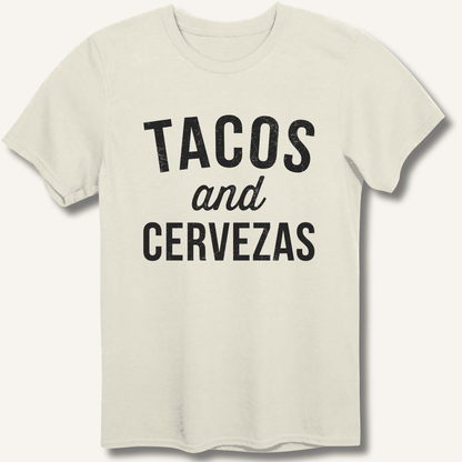 Tacos and Cervezas T-Shirt - Sip & Shirt