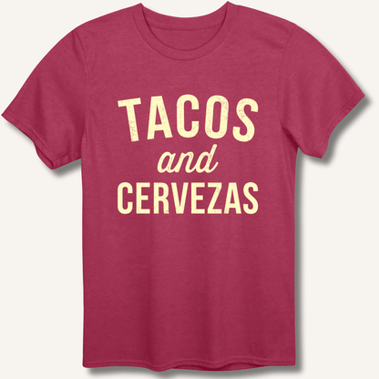 Tacos and Cervezas T-Shirt - Sip & Shirt