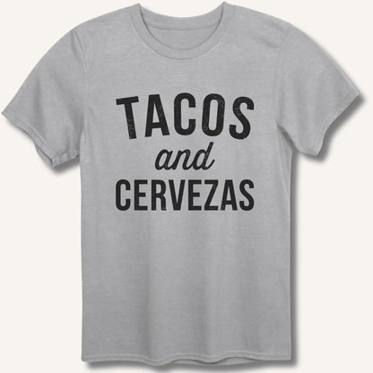 Tacos and Cervezas T-Shirt - Sip & Shirt