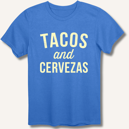 Tacos and Cervezas T-Shirt - Sip & Shirt