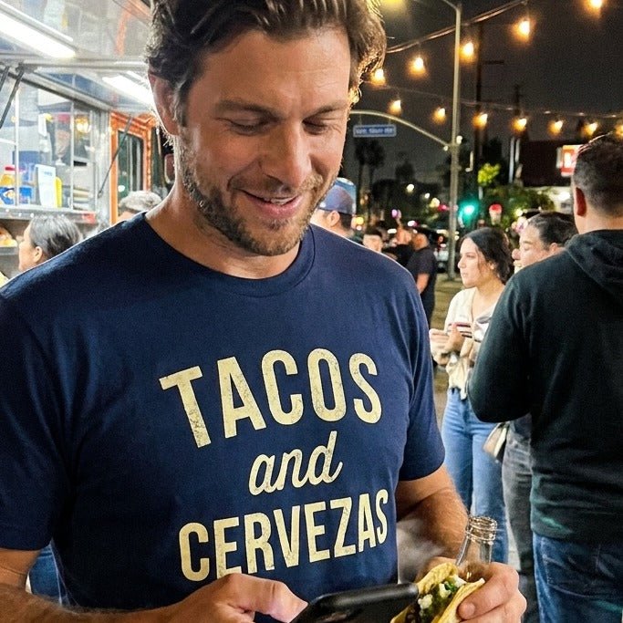Tacos and Cervezas T-Shirt - Sip & Shirt