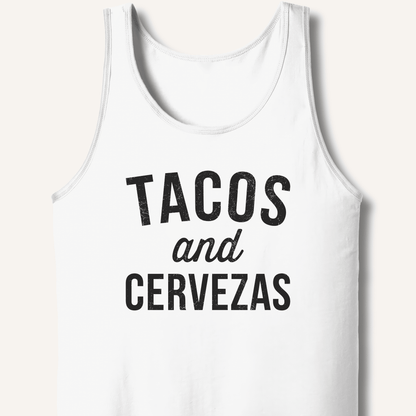 Tacos and Cervezas Tank - Sip & Shirt