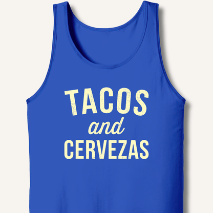 Tacos and Cervezas Tank - Sip & Shirt