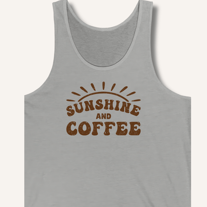 Tank Top Athletic Heather / XS Sunshine and Coffee Tank