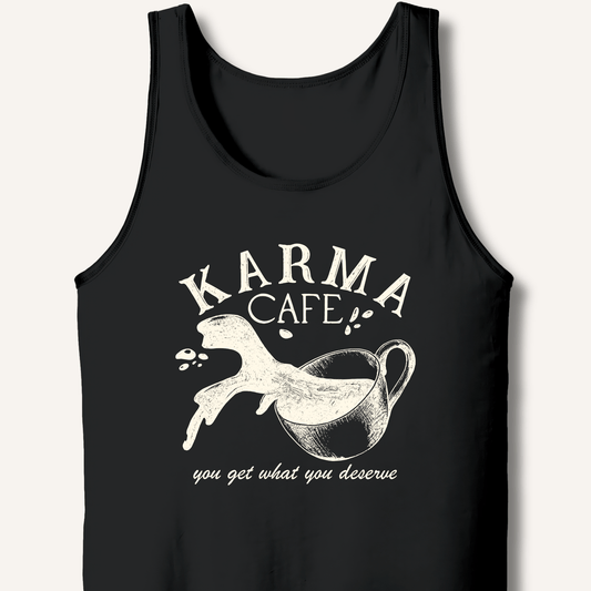 Tank Top Black / XS Karma Cafe Tank