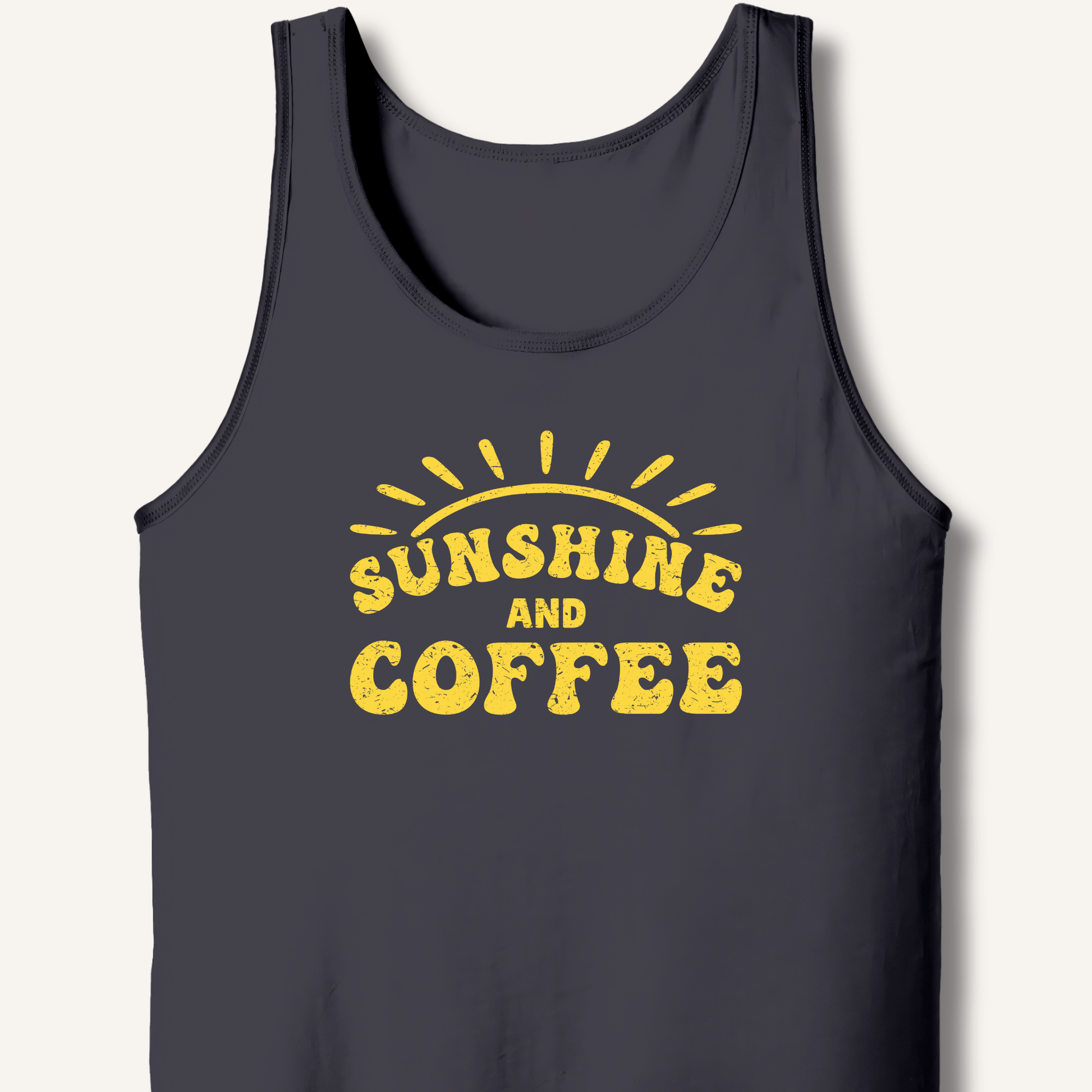 Tank Top Dark Grey / XS Sunshine and Coffee Tank