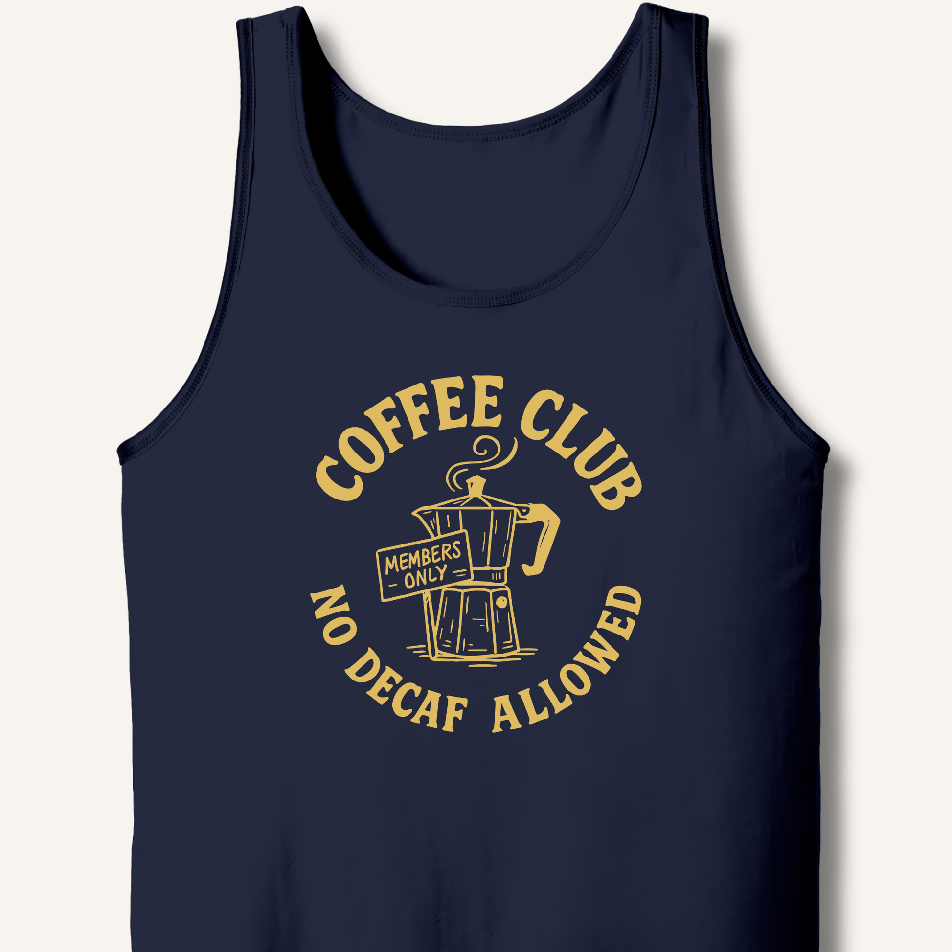 Tank Top Navy / XS Coffee Club Tank