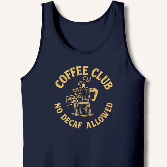 Tank Top Navy / XS Coffee Club Tank