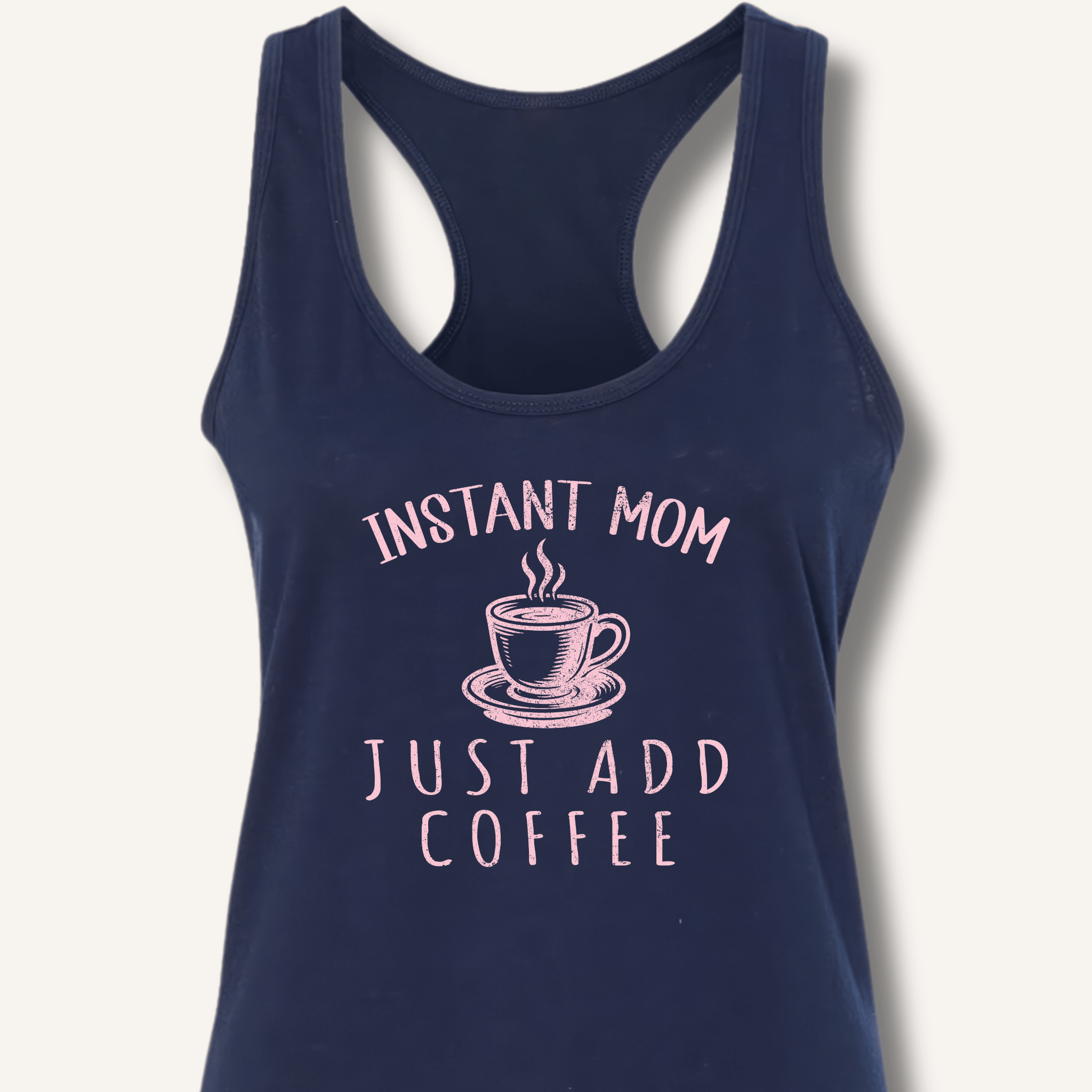 Tank Top Solid Midnight Navy / XS Instant Mom Racerback Tank