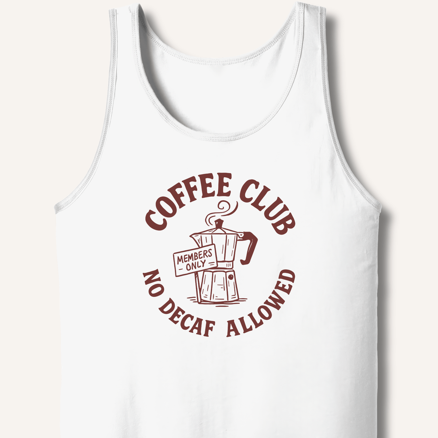 Tank Top White / XS Coffee Club Tank