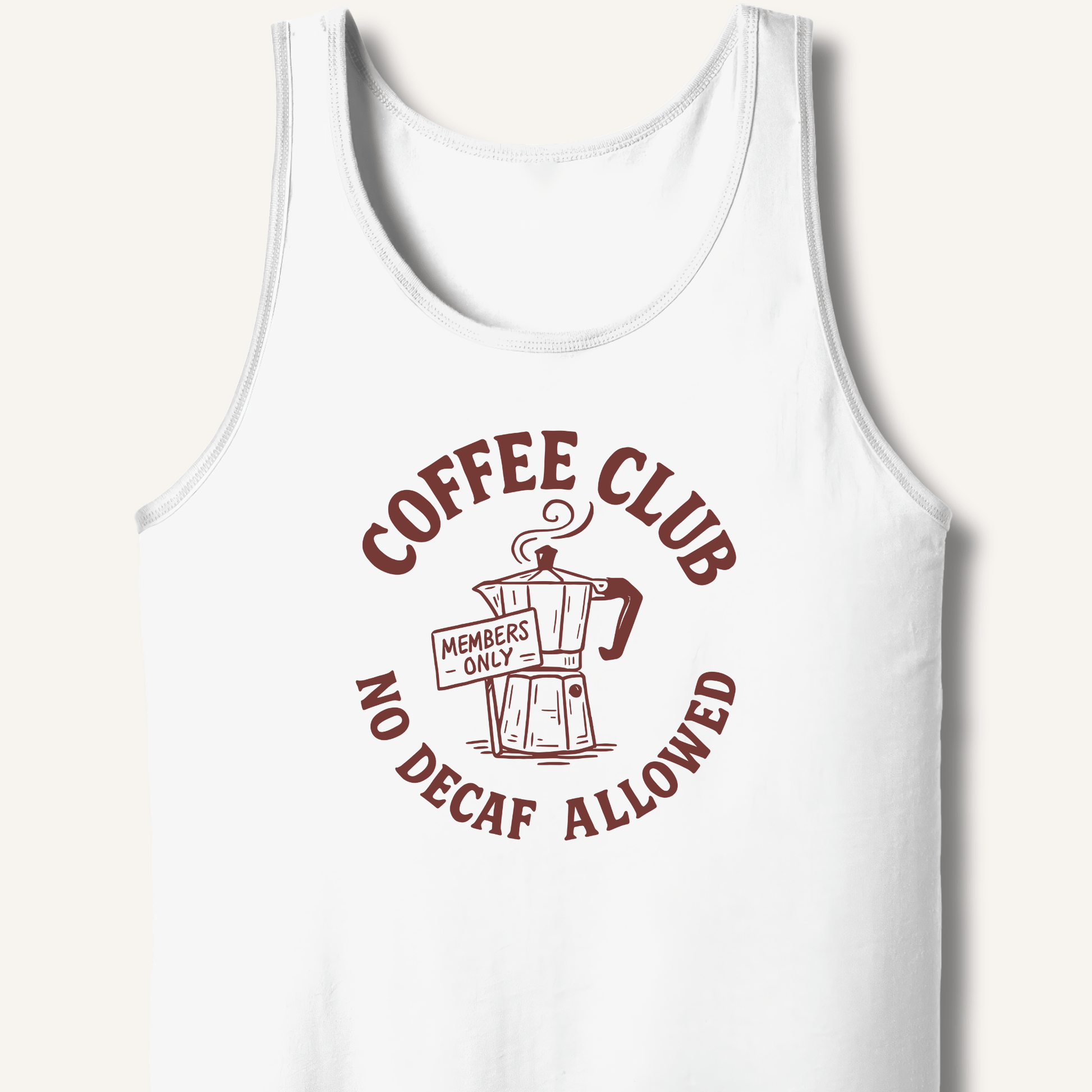 Tank Top White / XS Coffee Club Tank