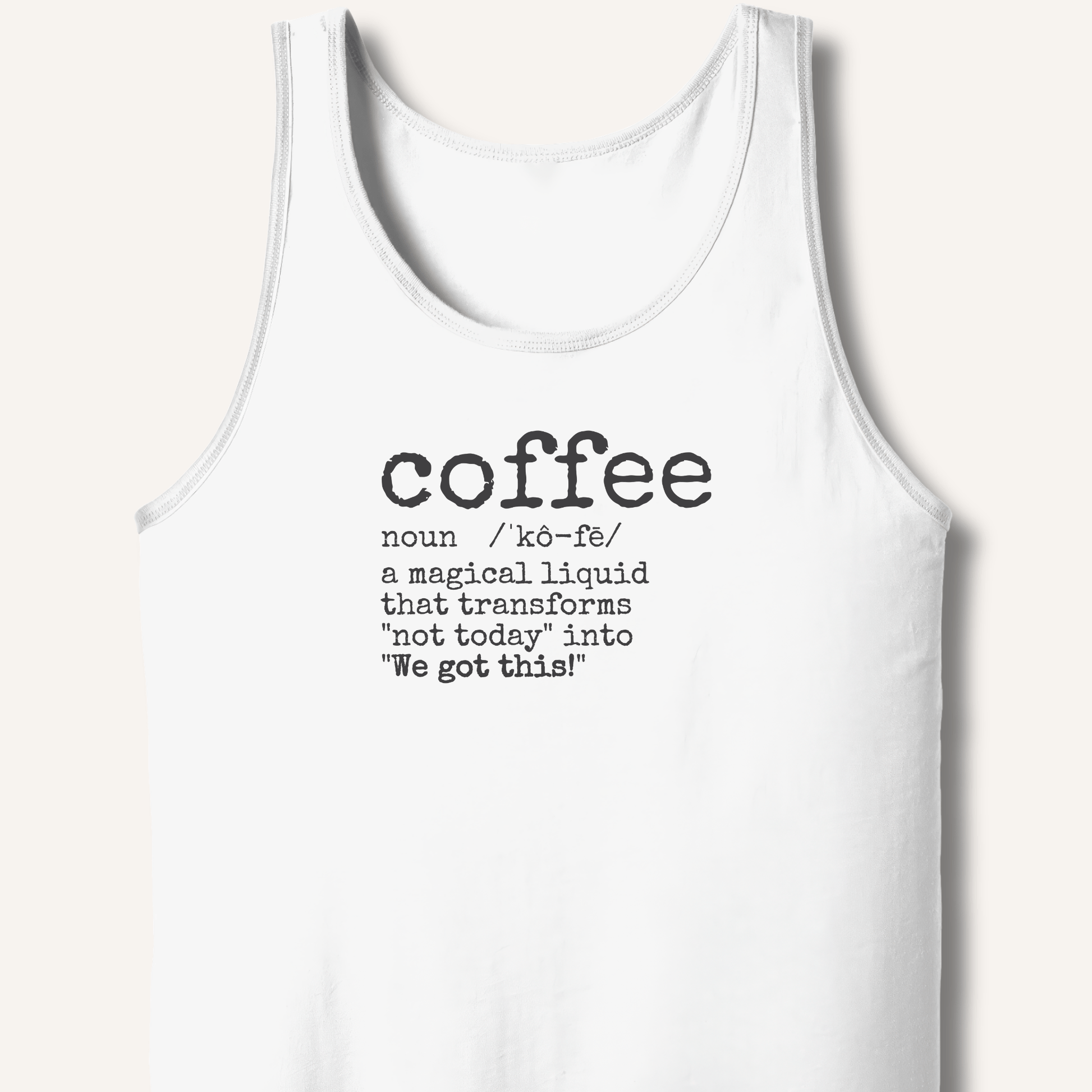 Tank Top White / XS Coffee Definition Tank