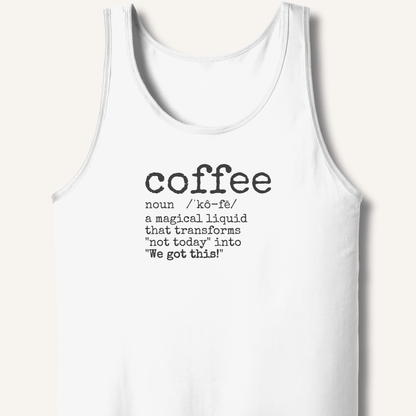 Tank Top White / XS Coffee Definition Tank