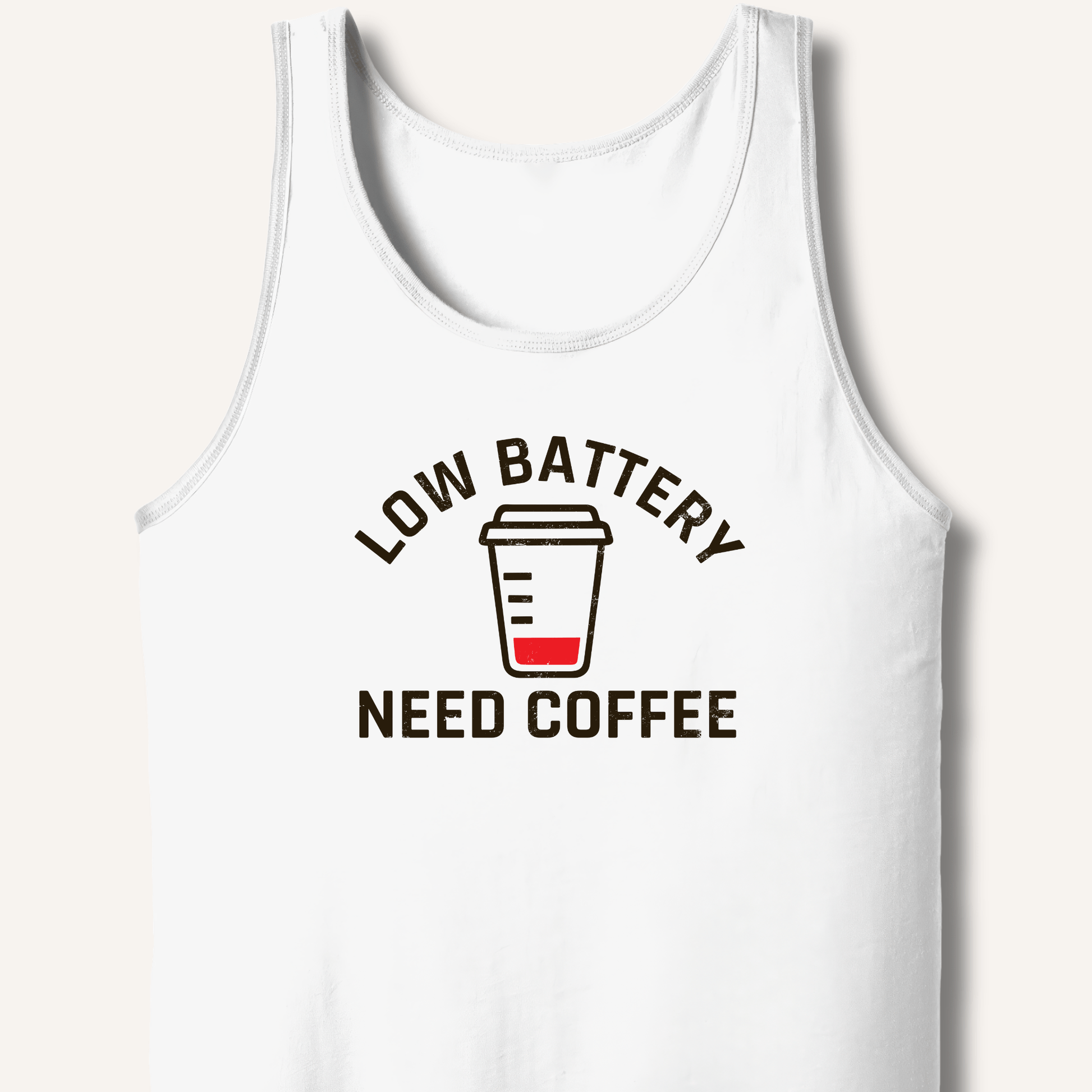 Tank Top White / XS Low Battery Tank