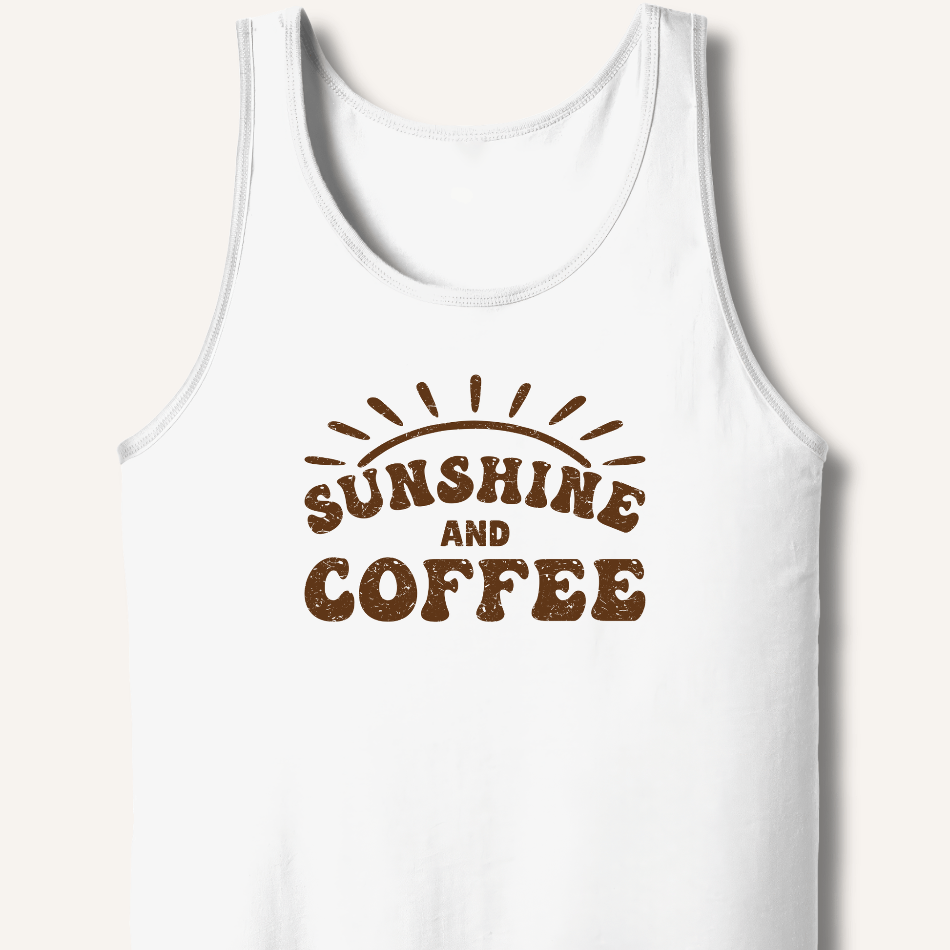 Tank Top White / XS Sunshine and Coffee Tank